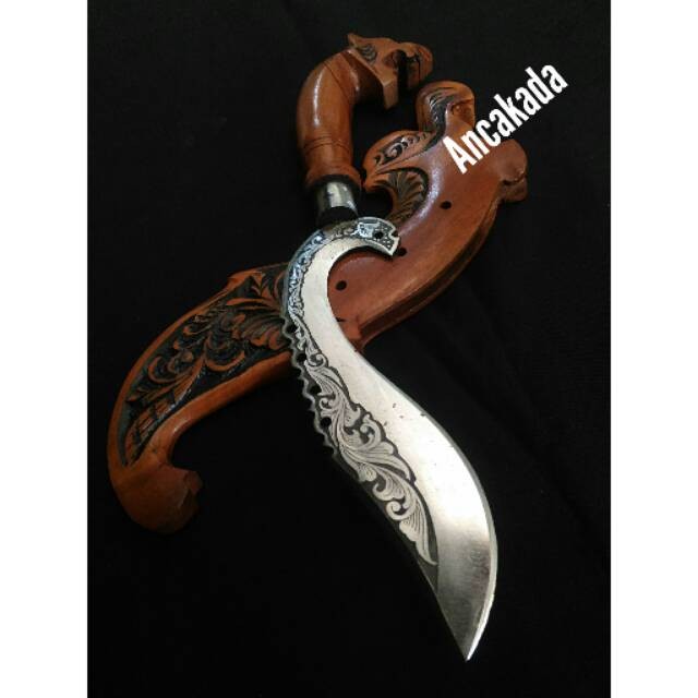 KUJANG UKIR BATIK PUSAKA NUSANTARA BAJA PER GROSIR #kujang #pusaka