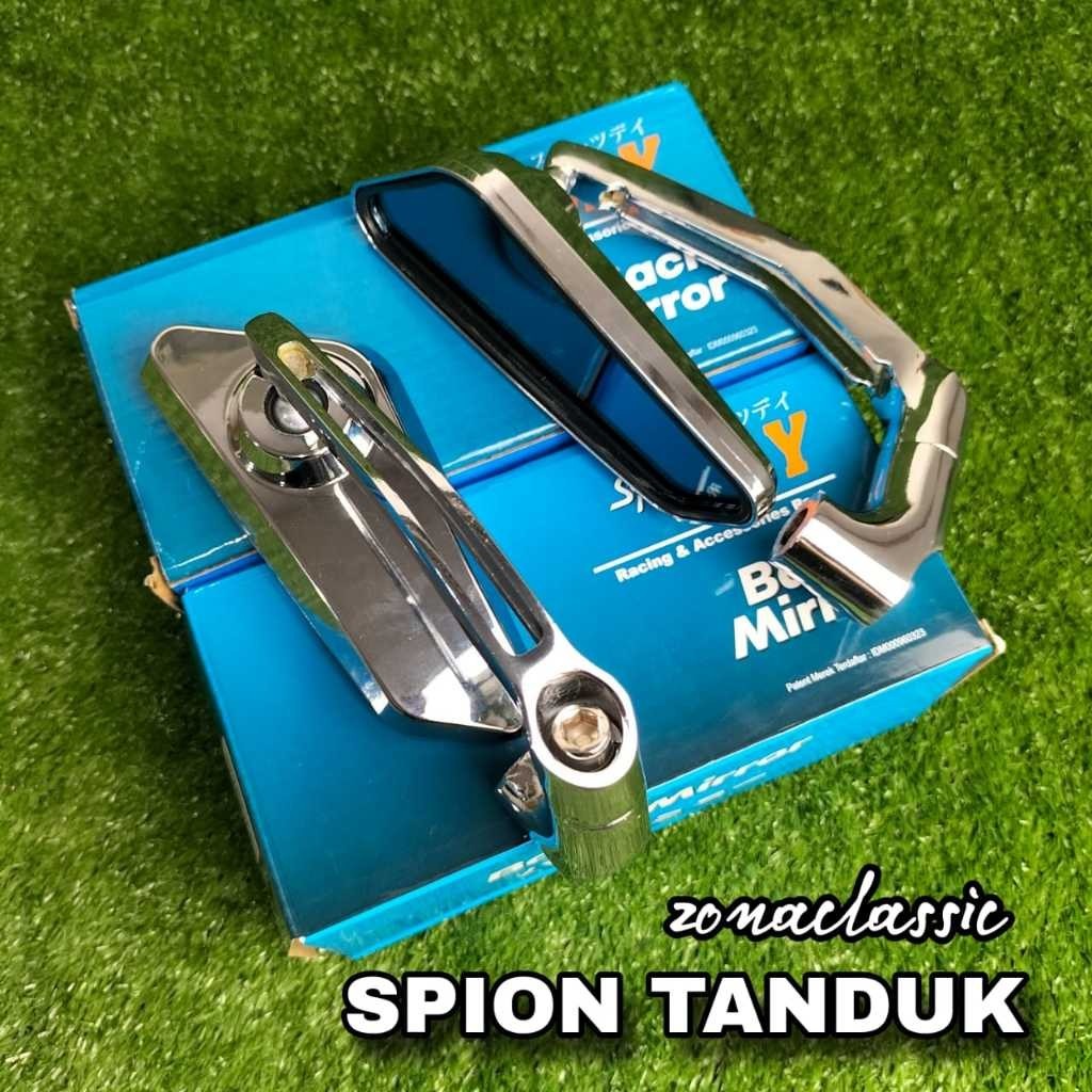 SPION TANDUK COPY DAYTONA MERK DAY KOTAK DAN OVAL UNIVERSAL HONDA YAMAHA