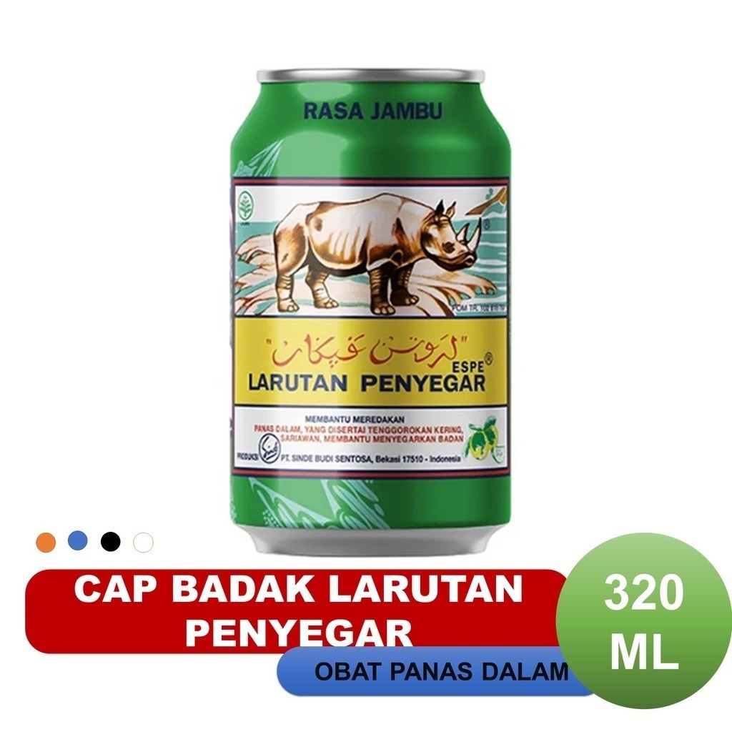 

CAP Badak Larutan Penyegar Rasa Jambu 320 ML Kaleng