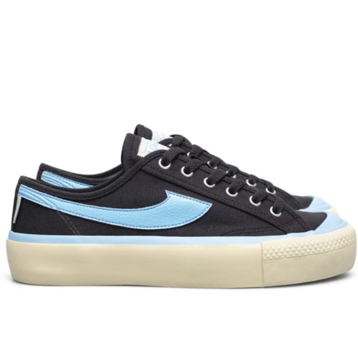 promo ✨ -sepatu Compass Gazelle Low Black White - choco ice, 37