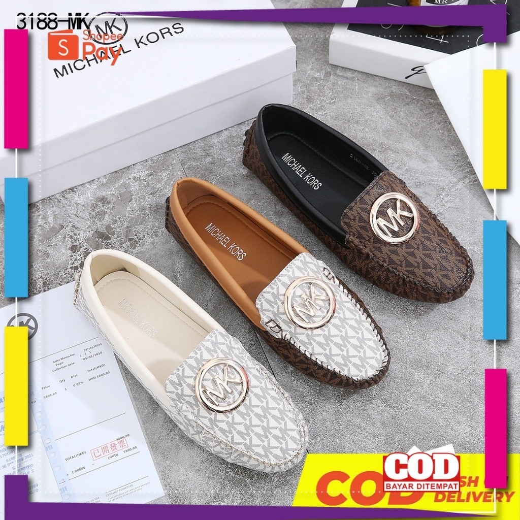 UKURAN SIZE 37 38 39 40 41 42 43 44 45 / BS SEPATU WANITA  #3188-MK SEMI PLATINUM NEW SULTHON KULIT 