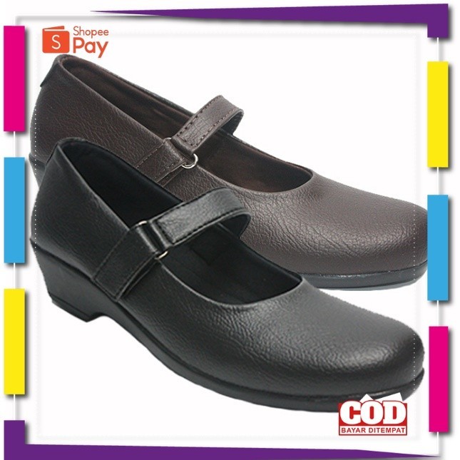 UKURAN SIZE 37 38 39 40 41 42 43 44 45 / Dr. Kevin Sepatu Pantofel Wanita Formal Paskibra 531-016