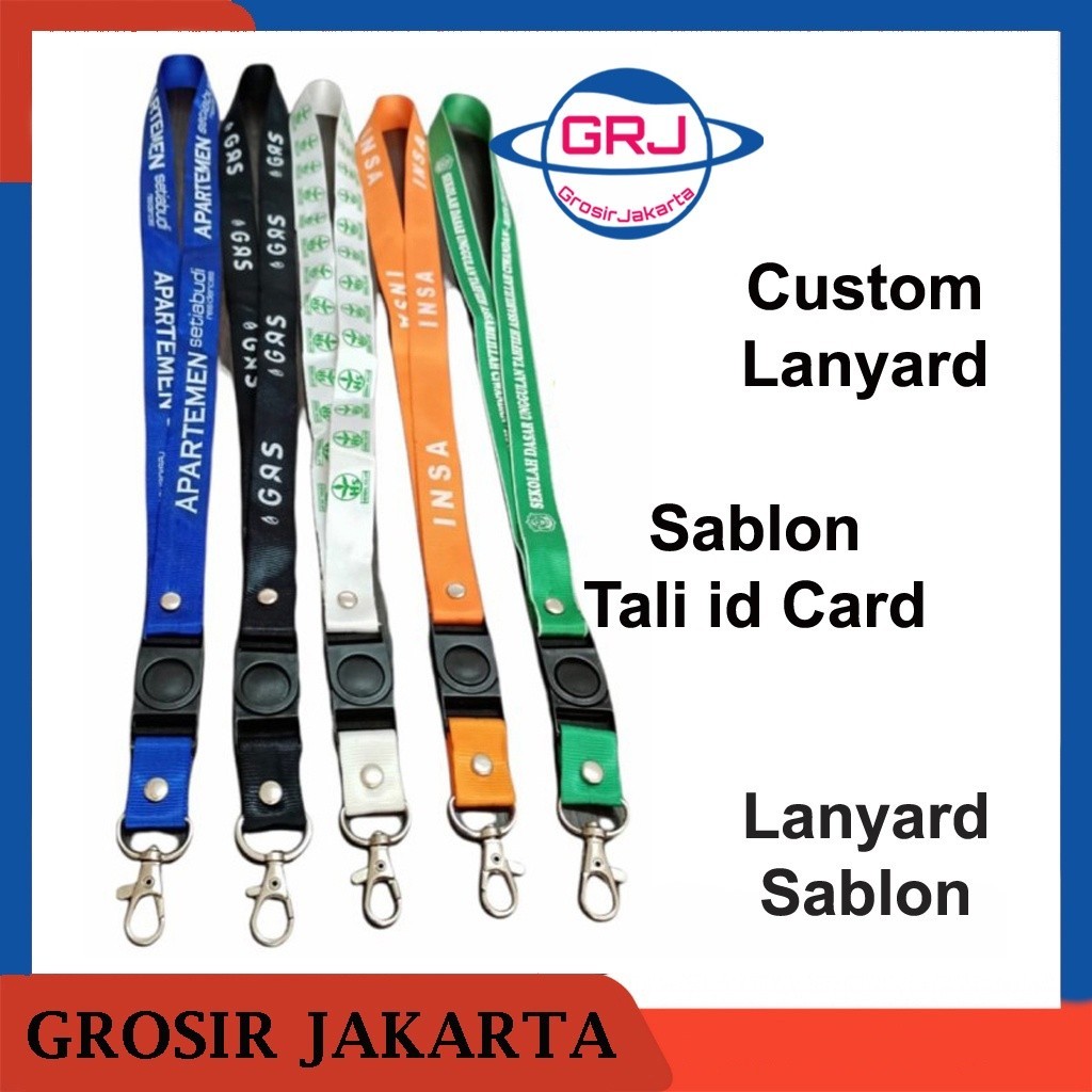 

Sablon id Tali id card 2cm | Cetak Tali id Card