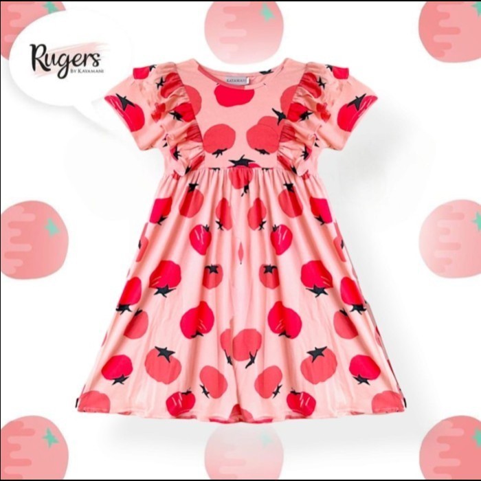 By Kayamani - Dress Anak Perempuan - Casual Tomato Dress
