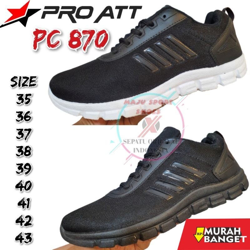 Sepatu olahraga- SEPATU OLAHRAGA ORIGINAL PRO ATT PC & PCP 870 871 RUNING BADMINTON GYM SEKOLAH SNEA