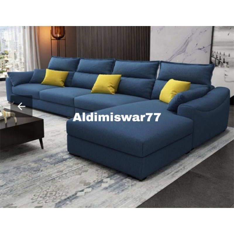 Sofa l santai minimalis jumbo