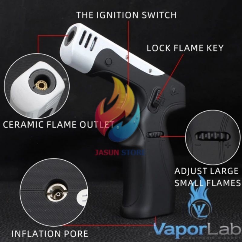 KOREK API MINIATUR PISTOL GUN LIGHTER