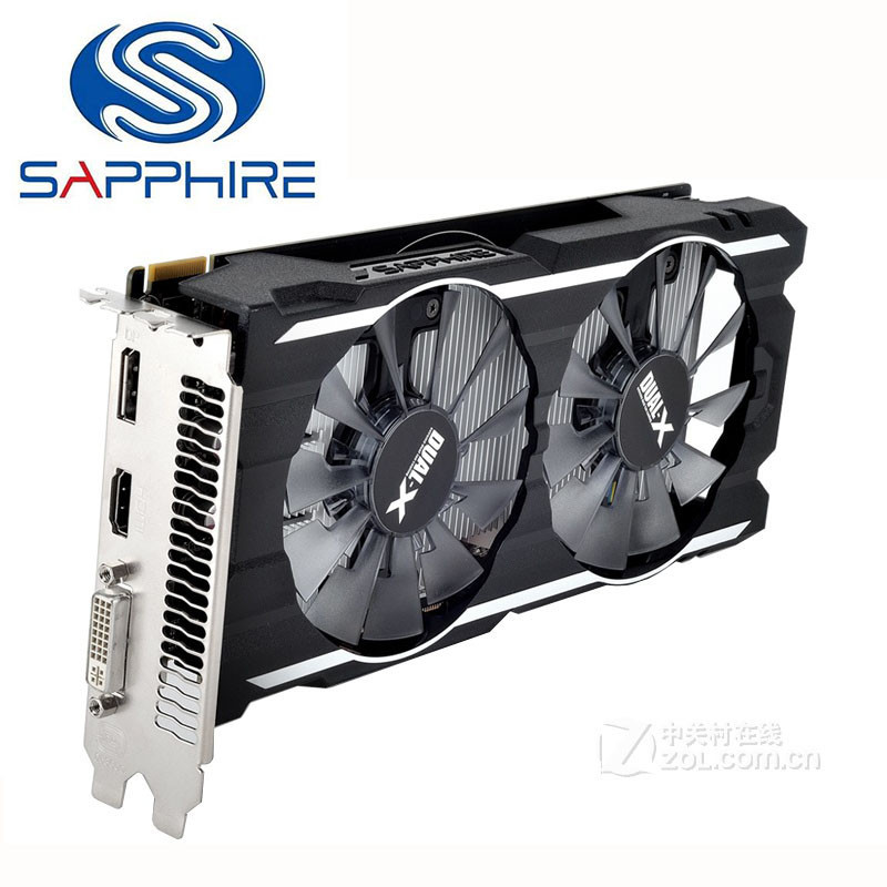 SAPPHIRE R7 260X 2GB D5 Video Cards R7 260 2G Graphics Card GDDR5 128bit For AMD R7 series Radeon R7