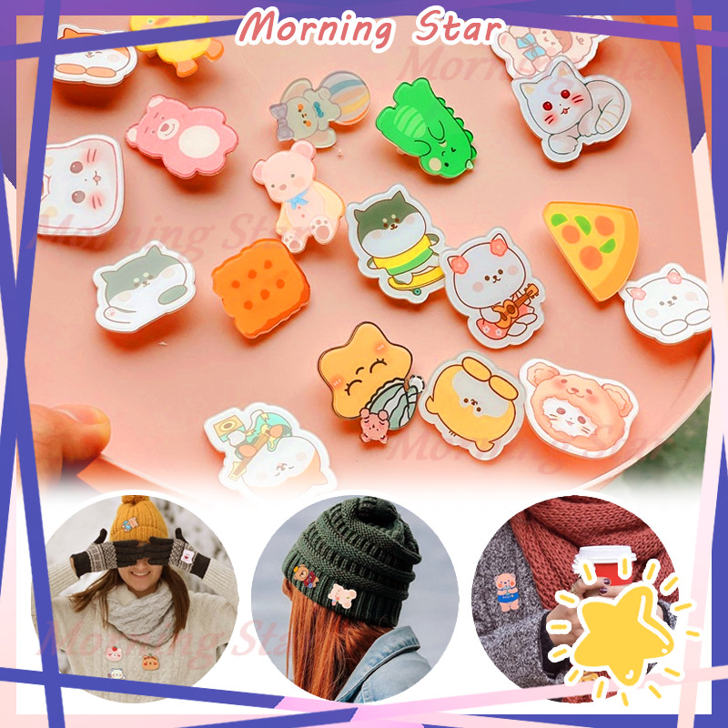 Pin Tas Lucu/Lucu Kreatif Kartun Akrilik Astronot Bros/Bros Akrilik Lucu Kreatif Kartun Astronot/Bro