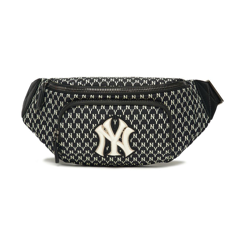 MLB waist bag MONOGRAM 3AHSM051N 50BKS BLACK NEW YORK YANKEES