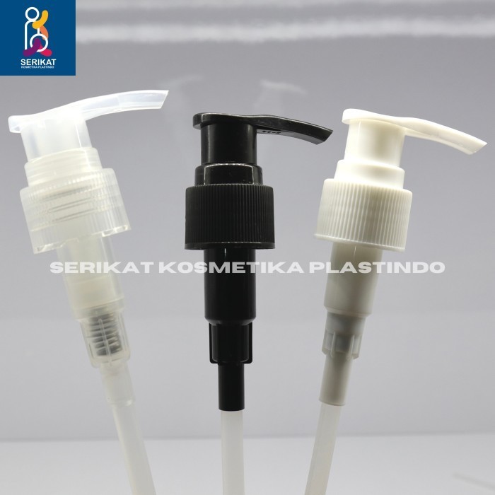 TUTUP PUMP NECK 24 PUTIH HITAM NATURAL CLEAR BLACK WHITE