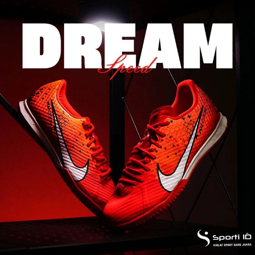 Sepatu Futsal Nike Vapor 15 Academy MDS IC - Light Crimson FD1164-600 Original