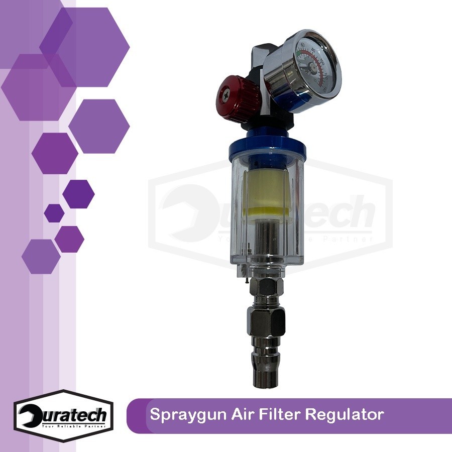 LY75GC Spray gun air regulator filter coupler / Saringan udara air spray gun penyerap air / Air filt
