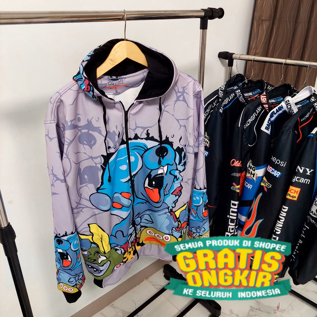 JAKET RACING WANITA terbaru flash laki laki pria balapan motor mobil outdoor~ Jaket cougle 3D/ Best 