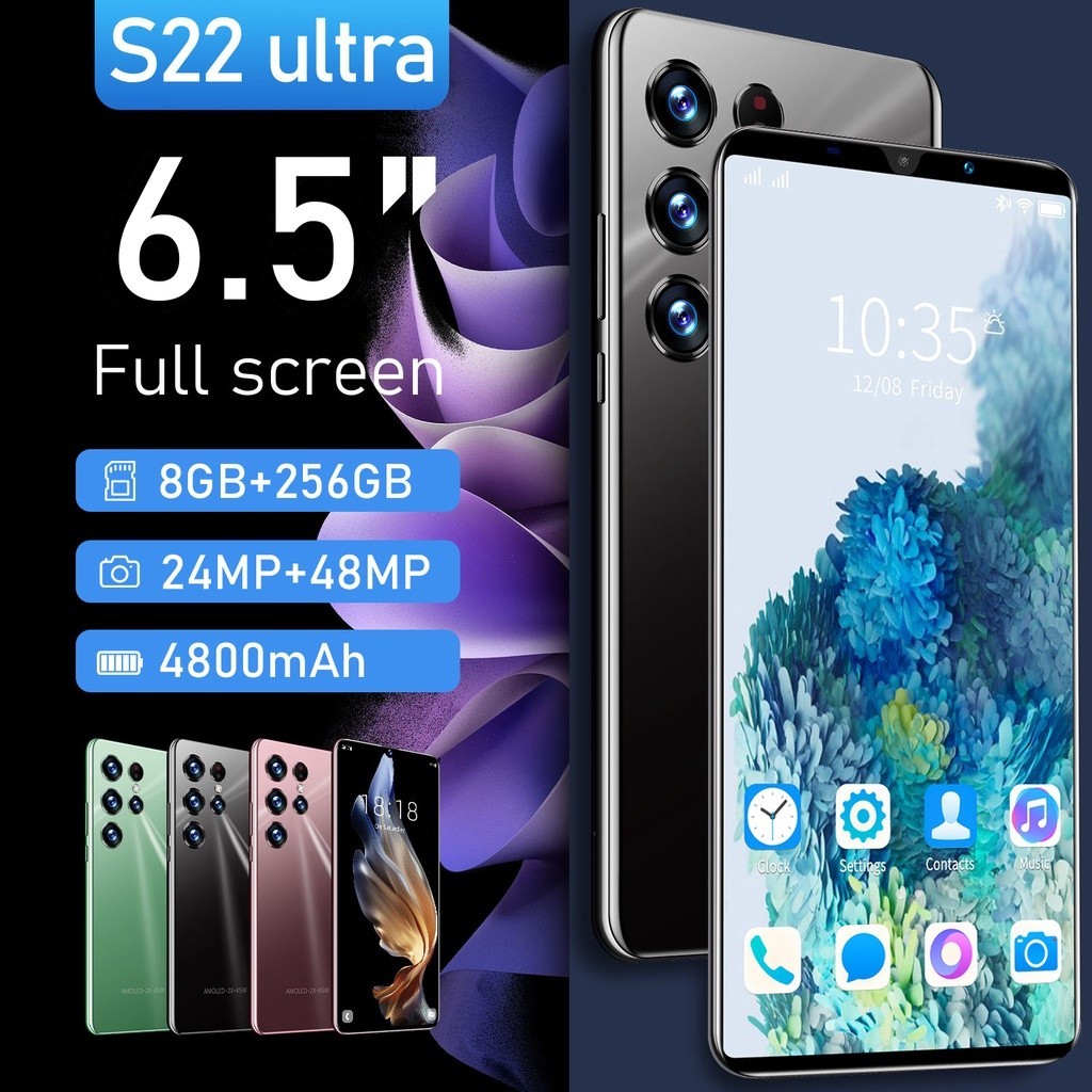 【COD+bebas biaya kirim】Hp murah galaxy S22 Ultra 6.5 inci Ponsel baru original 5g hp android 8GB+256