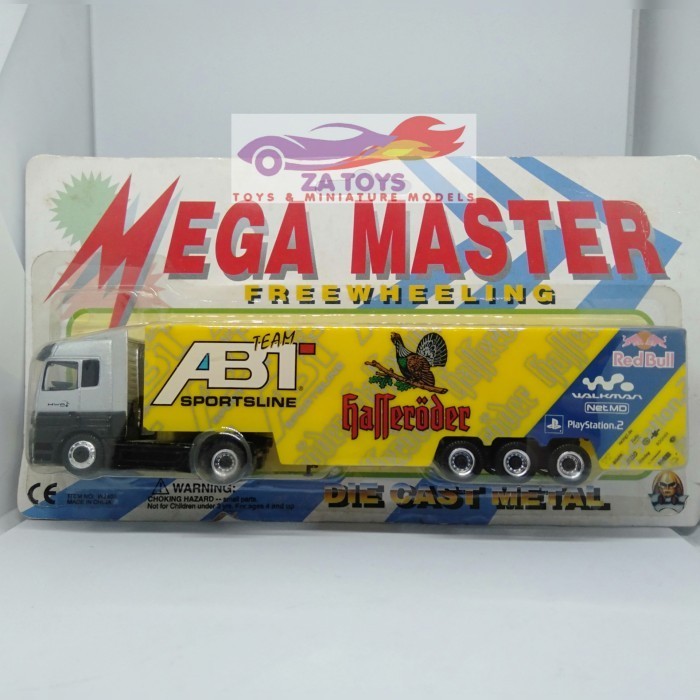 AS27 Diecast Mercedes Actross Truck ABT Team by Mega Master Schuco 1:87