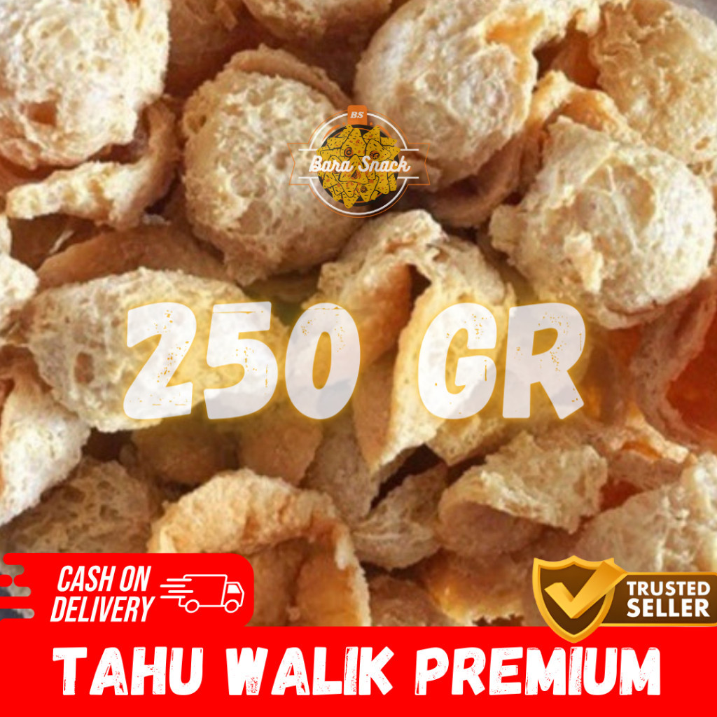 

[ 250gr ] Kerupuk Tahu Walik Crispy Gurih Premium / Camilan Snack Kiloan Murah