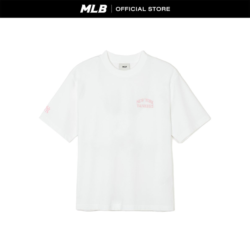 MLB unisex t-shirt Varsity model 3ATSV0943 50WHS white