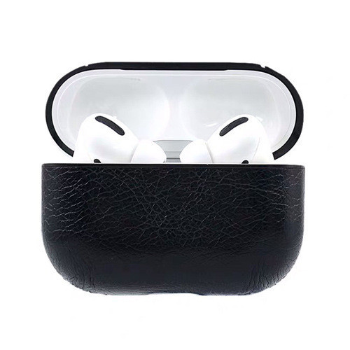 Termurah~[Best Seller] Premium Leather Case Apple Airpods Pro Case Airpods Pro - Hitam, Airpods Pro