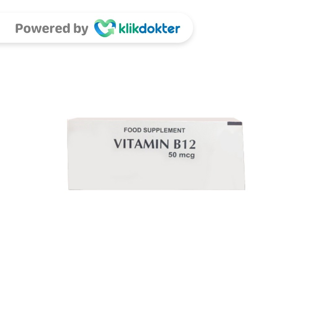Vitamin B12 50mcg 10 Tablet Generik