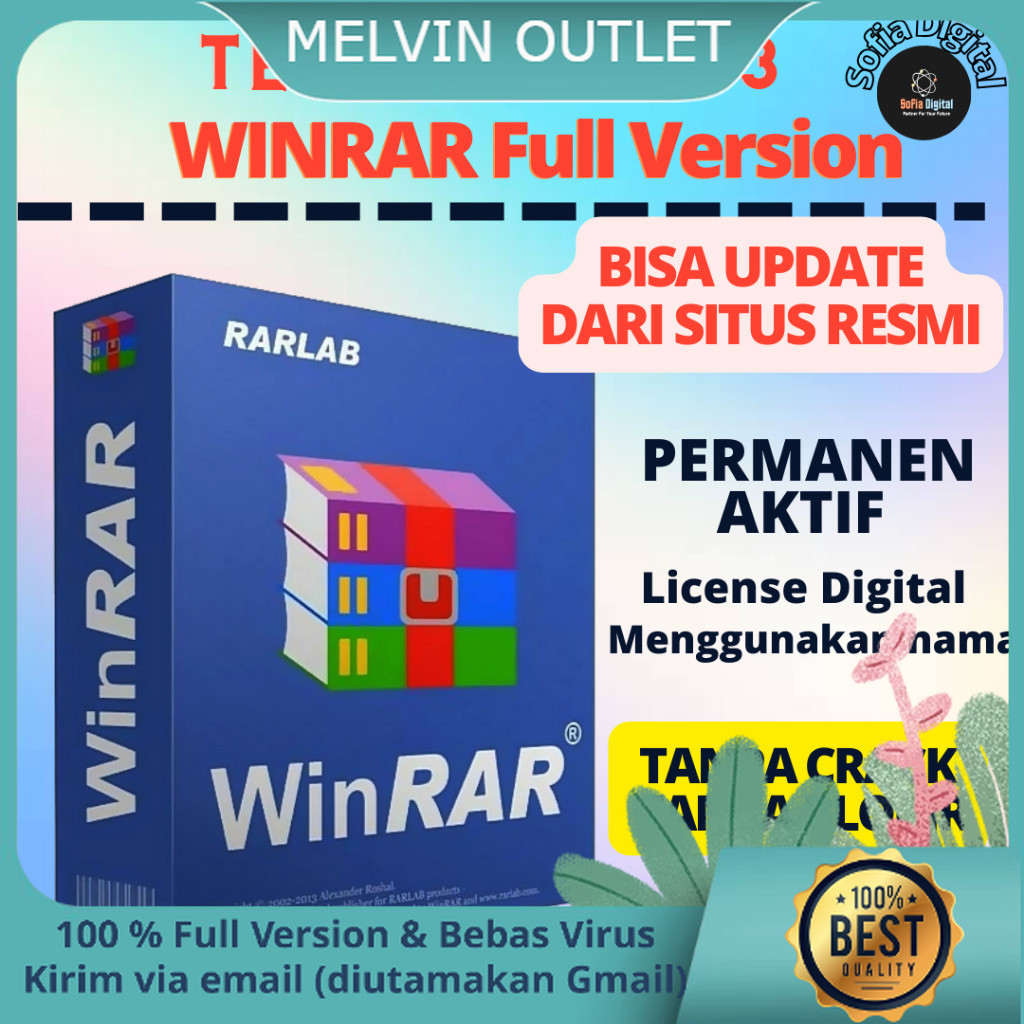 WinRAR versi 7 + License Original (Bisa Update) Lifetime Full Version