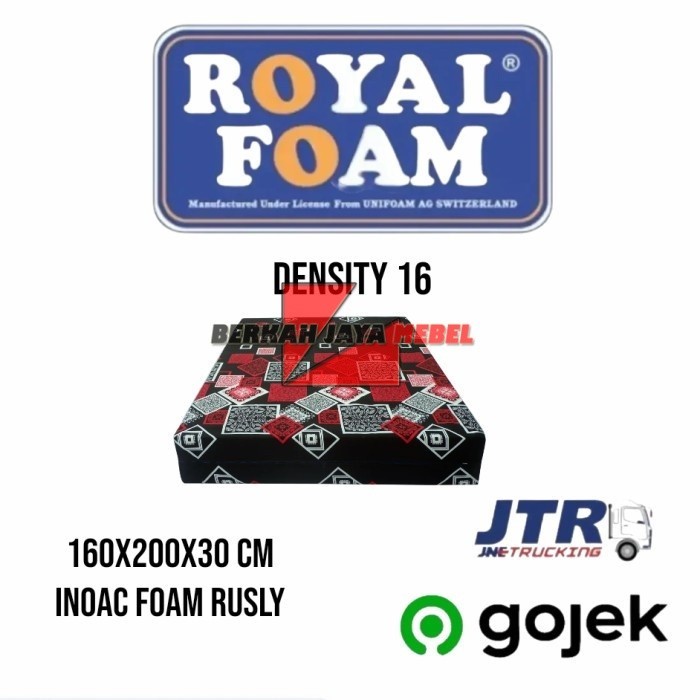 (COD) kasur busa royal foam 160x200x30 cm garansi 5 tahun