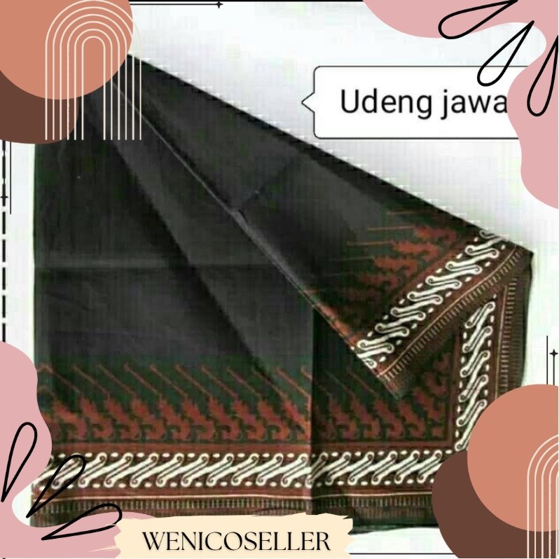 Udeng Batik Segitiga Jawa / Iket Kepala Slayer Bandana Halus Kain Katun Blangkon Sleyer Masker Multi