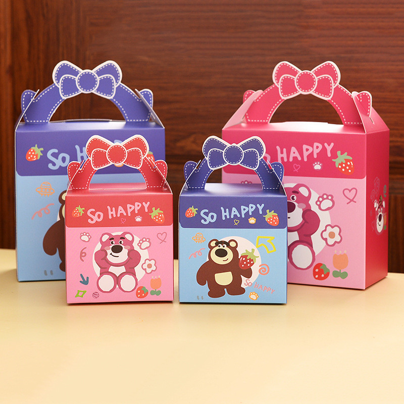 

BOX KOTAK HAMPERS GIFT KADO SOUVENIR ACARA SYUKURAN PESTA ULANG TAHUN MOTIF LOTSO PINK BLUE