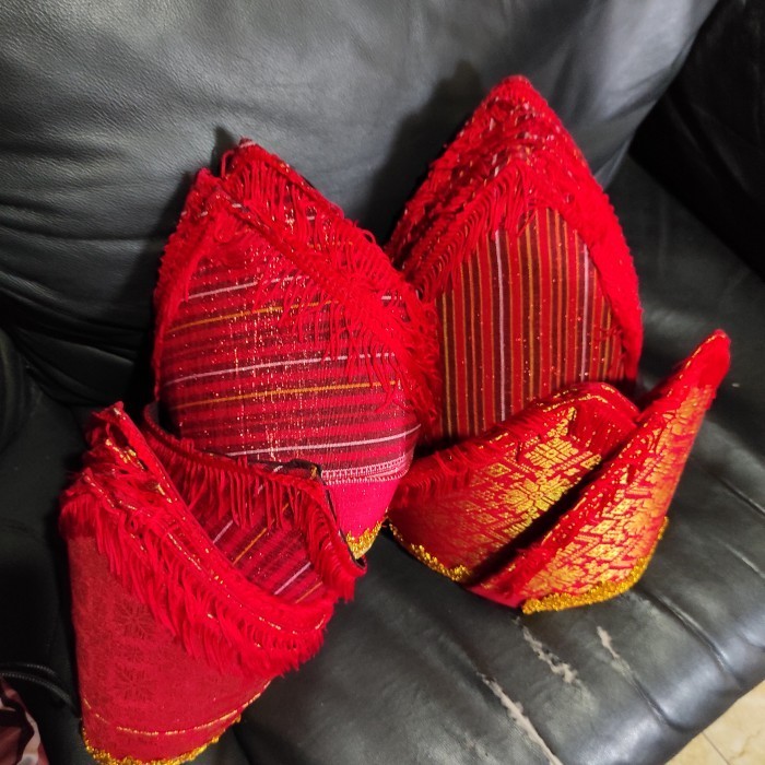 Sortopi Topi Ulos Batak Pengantin Penari Pria Karo Sor Topi Toba