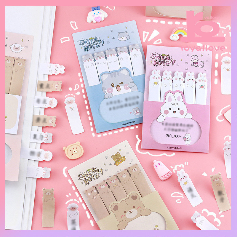 

COD Stiker Indeks Hewan Kartun Catatan Tempel Portabel Siswa Catatan Tempel Kombinasi Kreatif