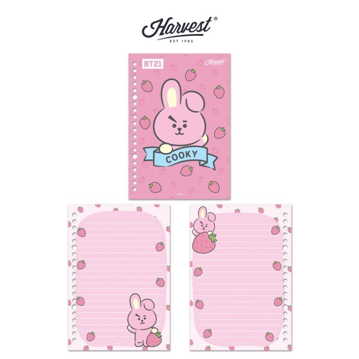 

HARVEST BT21 KERTAS BINDER / LOOSE LEAF SWEET FRUITS - COOKY