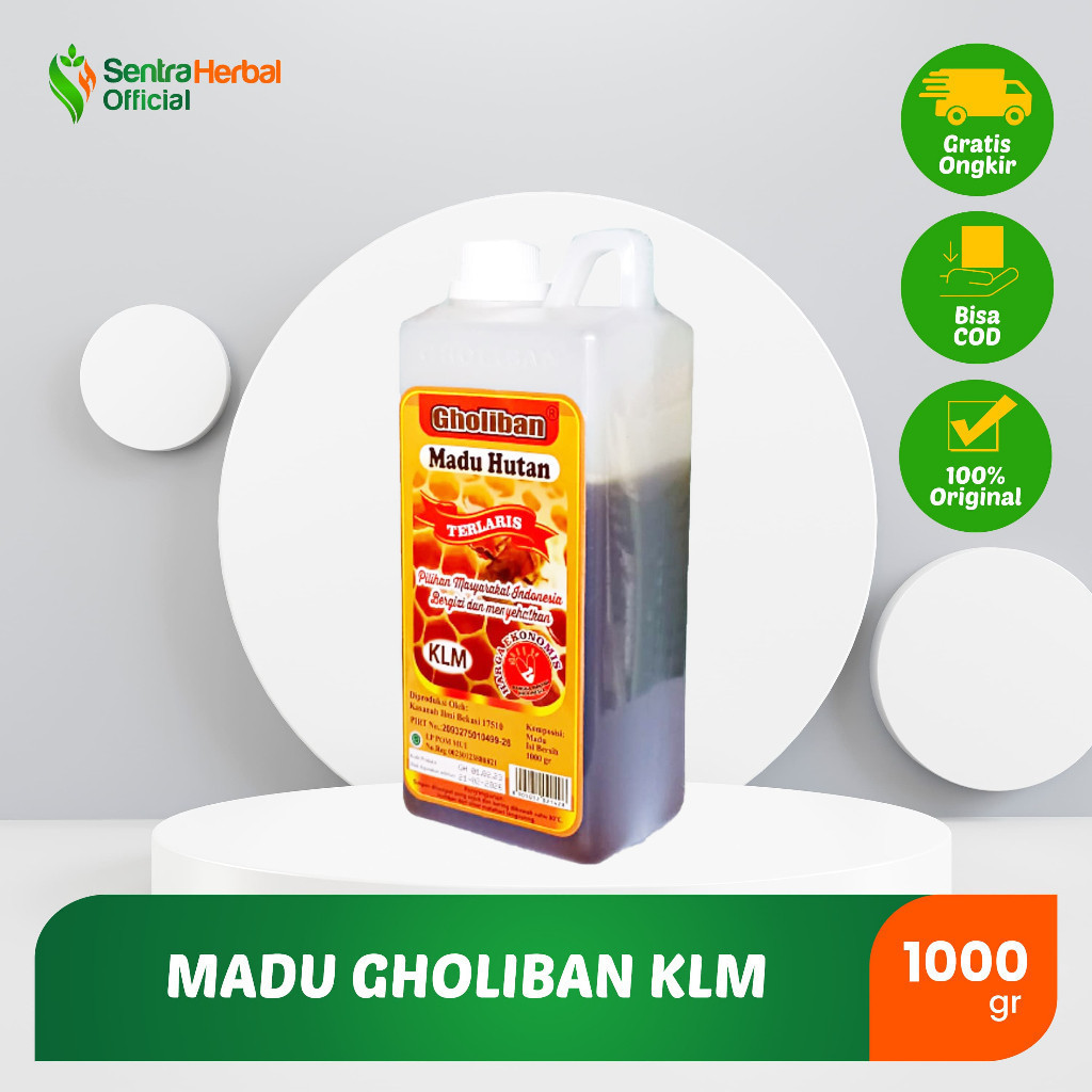 

Madu Gholiban KLM 1 kg - Herbal Madu Berkhasiat Dengan Multi Manfaat