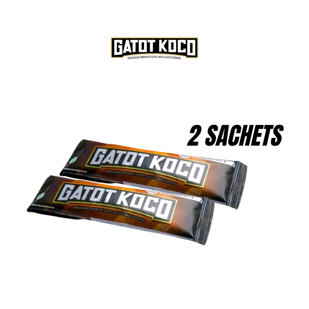 

Kopi Gatot Koco by Dr Richard Lee 2 Sachets - Gatotkoco Coffee Gatot Koco by Dr Hen Original BPOM