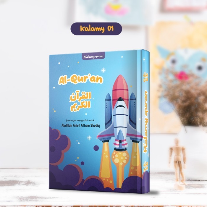 Terlaris ✨ -Al Quran Anak Gratis Custom Nama Hafalan Terjemah A5 - Kalamy Kids - Kalamy Kids 02