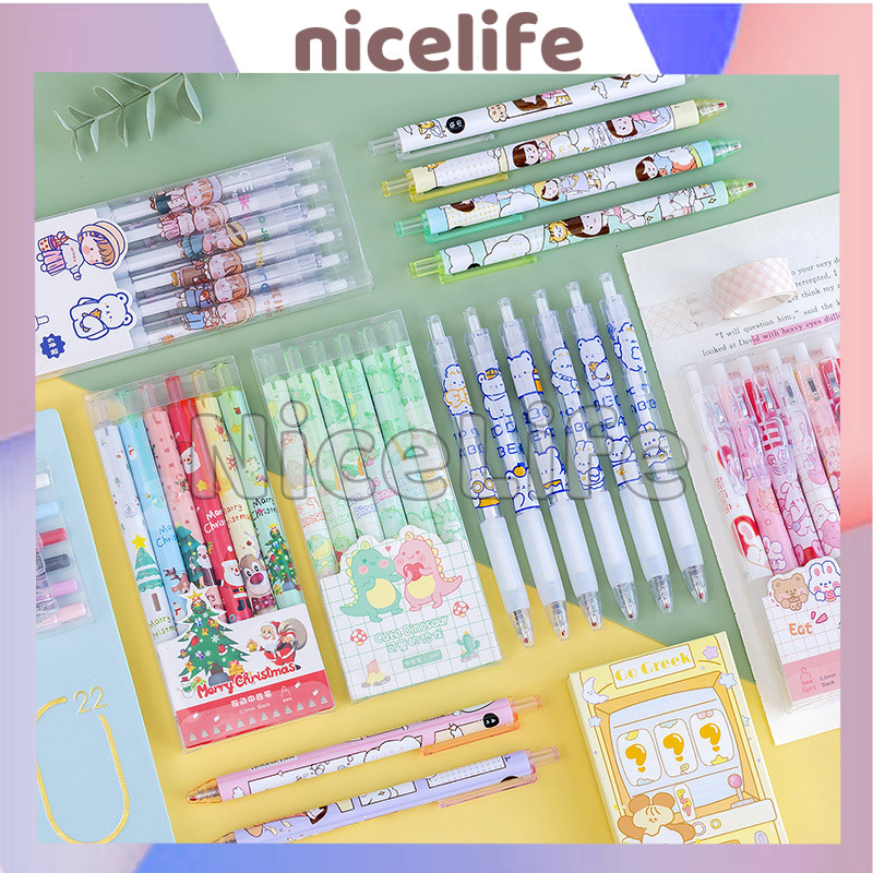 

Pulpen Gel Mekanik Lucu Karakter / Set Pulpen Gel 6 Pcs / Alat Tulis Kantor Serbaguna / Ballpoint Mekanik / Pulpen Gel Lucu