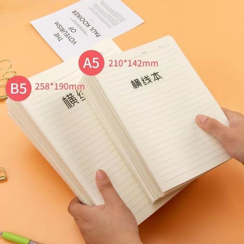 

Notebook A5 Buku Tulis Sekolah 1 Pack Buku Diary 40 Lembar Notebook Kampus Lined/Grid/Blank 10pcs/Pack Notepads Stationary For School