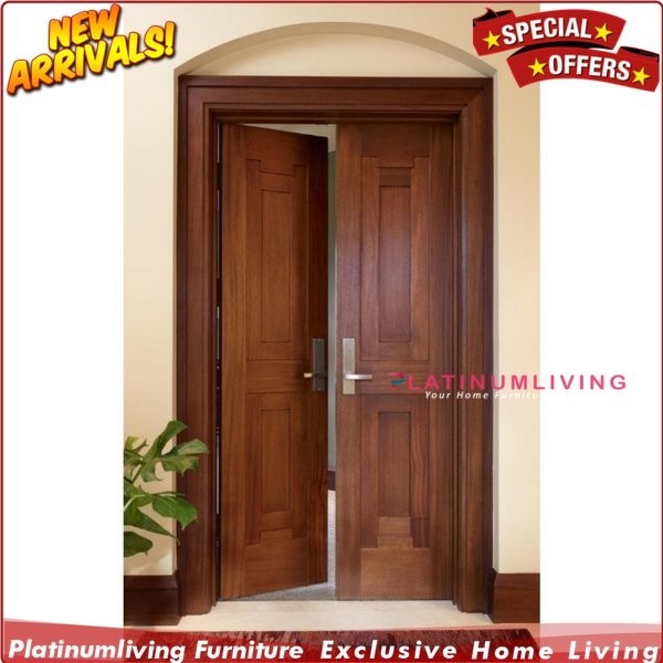 daun pintu rumah kupu tarung minimalis jati Furniture Jepara