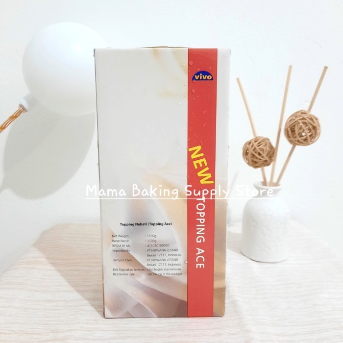 

VIVO TOPPING ACE Whip Whipping Cream Cake Topping 1 Liter 1100 gr