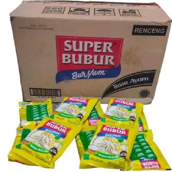 

Buryam Super Bubur / Buryam Renceng / 1 Dus / 12 Renceng