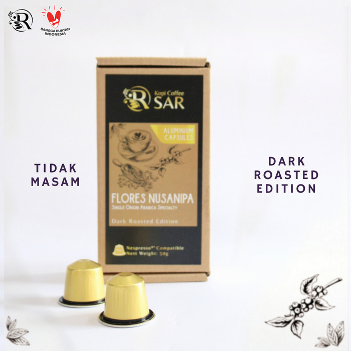 

Tfren99_ Nespresso ® Compatible Capsule - Flores Nusanipa Kopi Kapsul KCS - 10 Kapsul