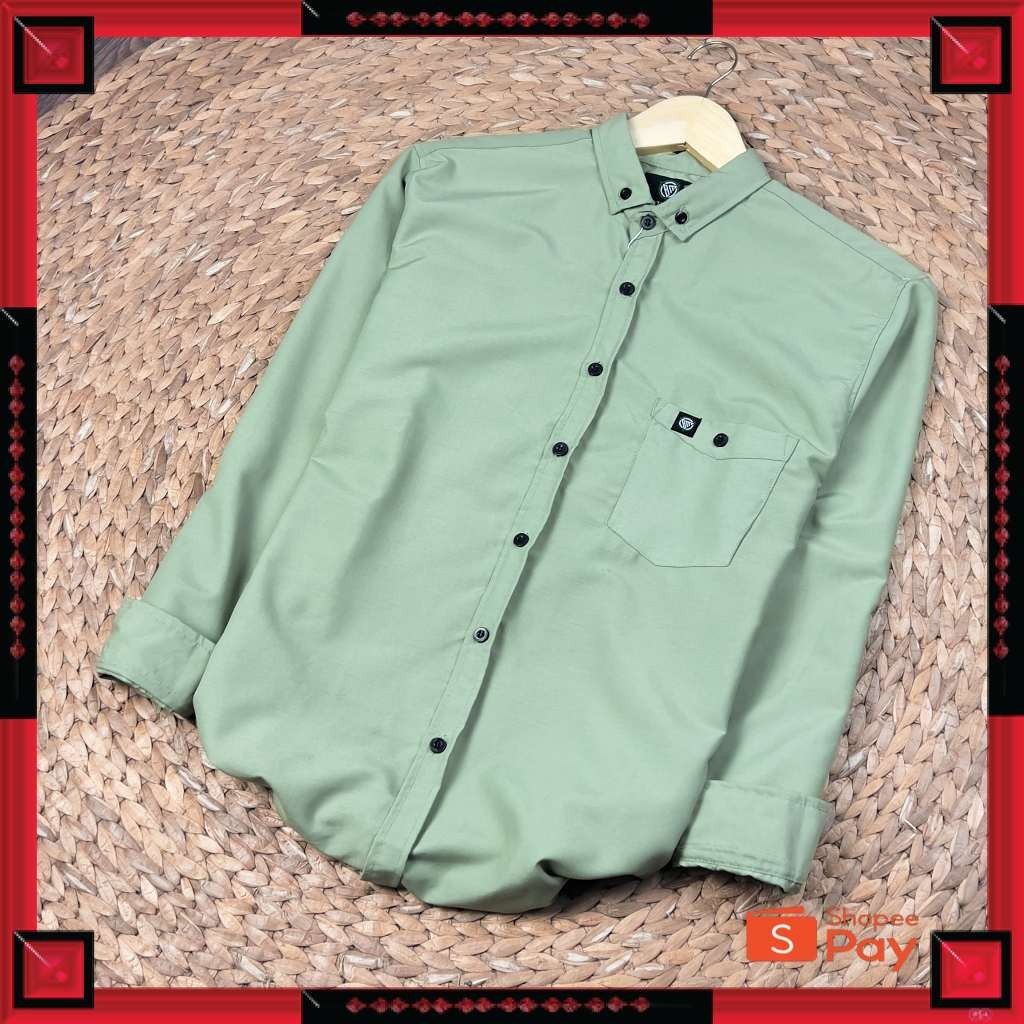KAIN ADEM LEMBUT HALUS TEBAL / Baju Hem Kemeja Polos Pria Wanita Lengan Panjang