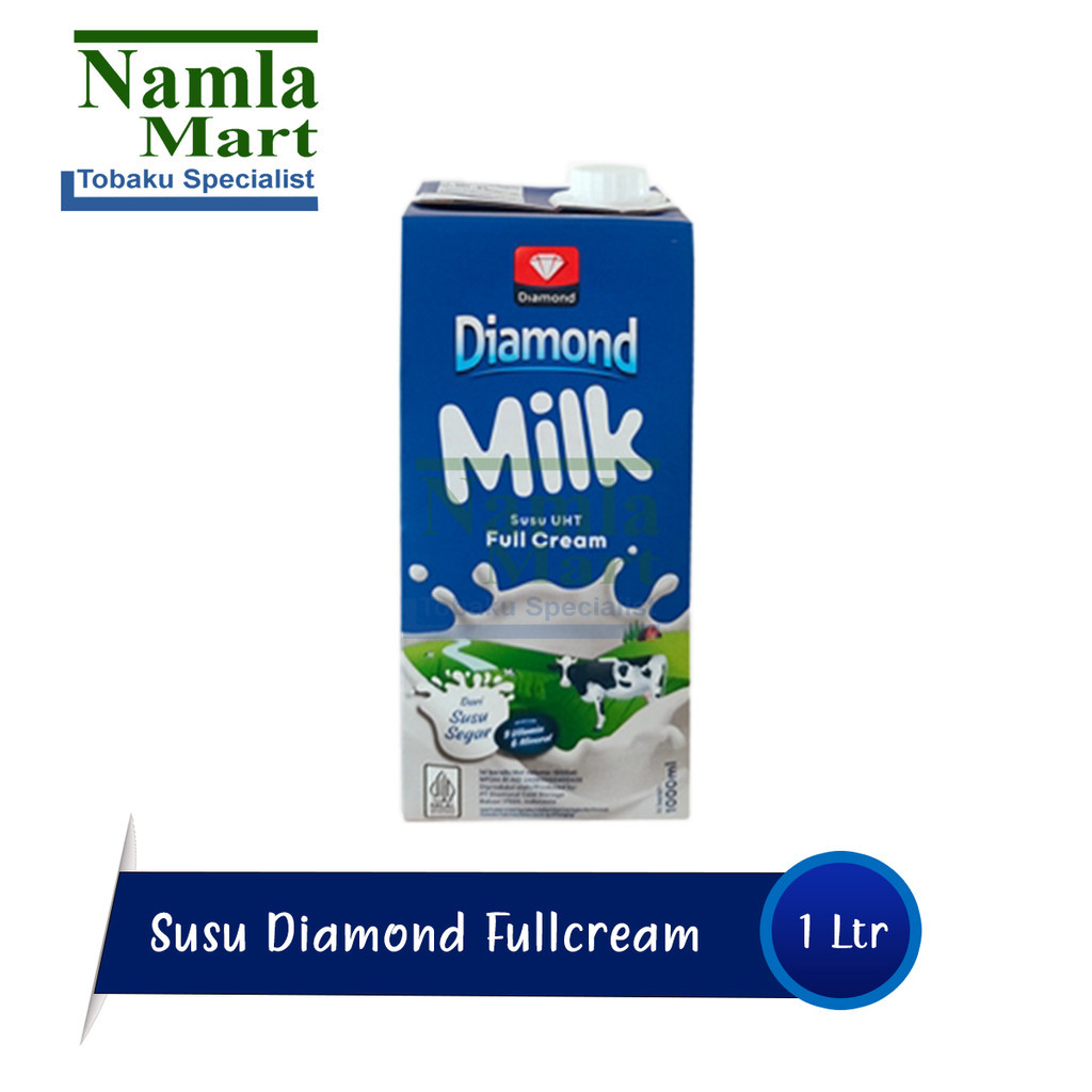 

Susu UHT Diamond 1 Liter - DiamondUHT Full Cream Plain Milk