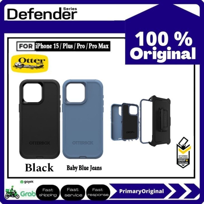 OTTERBOX Case iPhone 15 Pro Max 15 Pro OTTERBOX Defender Casing - Primary Cares