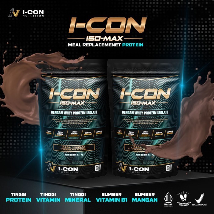 Paket 2 Icon Isomax Whey Protein Isolate Terbaik