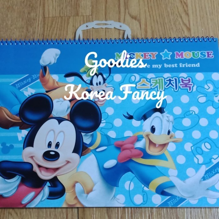 

✨LARIS✨ -Buku Gambar Spiral Ori Korea Mickey Mouse Ready Stock