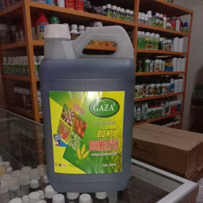 NPK CAIR GAZA BOOMBASTIS Kemasan 5 liter penyubur semua jenis tanaman