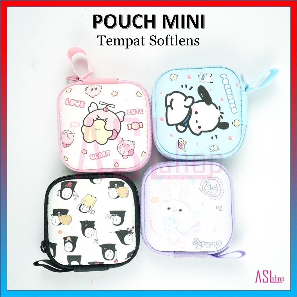 POUCH UKURAN KECIL / TAS TEMPAT PERLENGKAPAN SOFTLENS