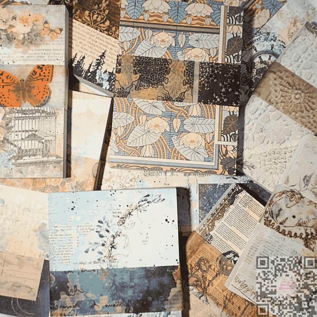 

Material Deco Paper 100 Lembar Rumored Flower Letter Series DIY Scrapbook Journal