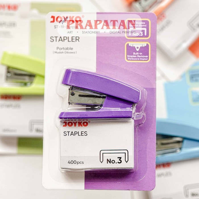 

DG99 Joyko Stapler ST-19 | Stepler Jepretan - Purple