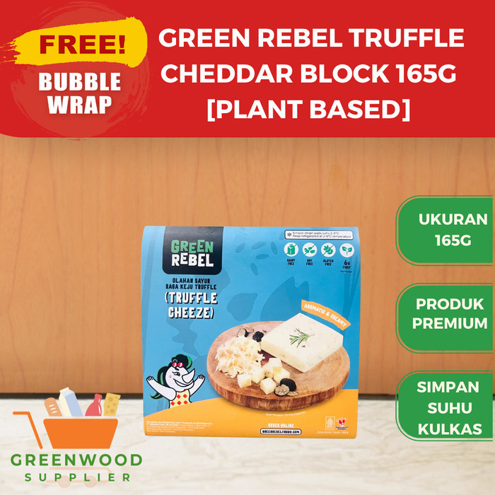 

Green Rebel Truffle Cheddar Block - 165G [PLANT BASED]